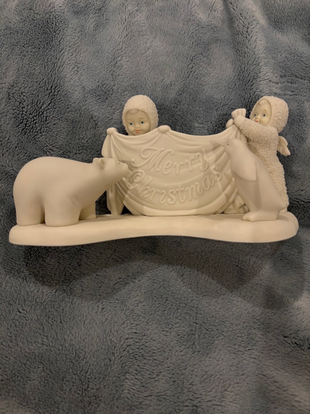 Department 56 Snowbabies Wishing You a Merry Christmas